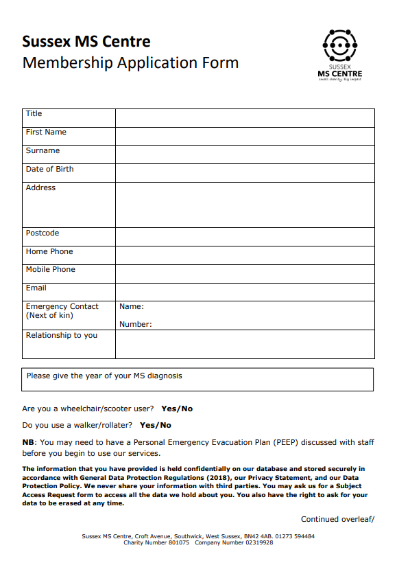 Membership Form