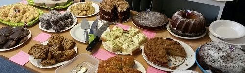 Cakes in a cake sale