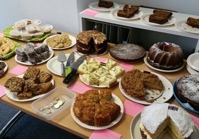 Cakes in a cake sale